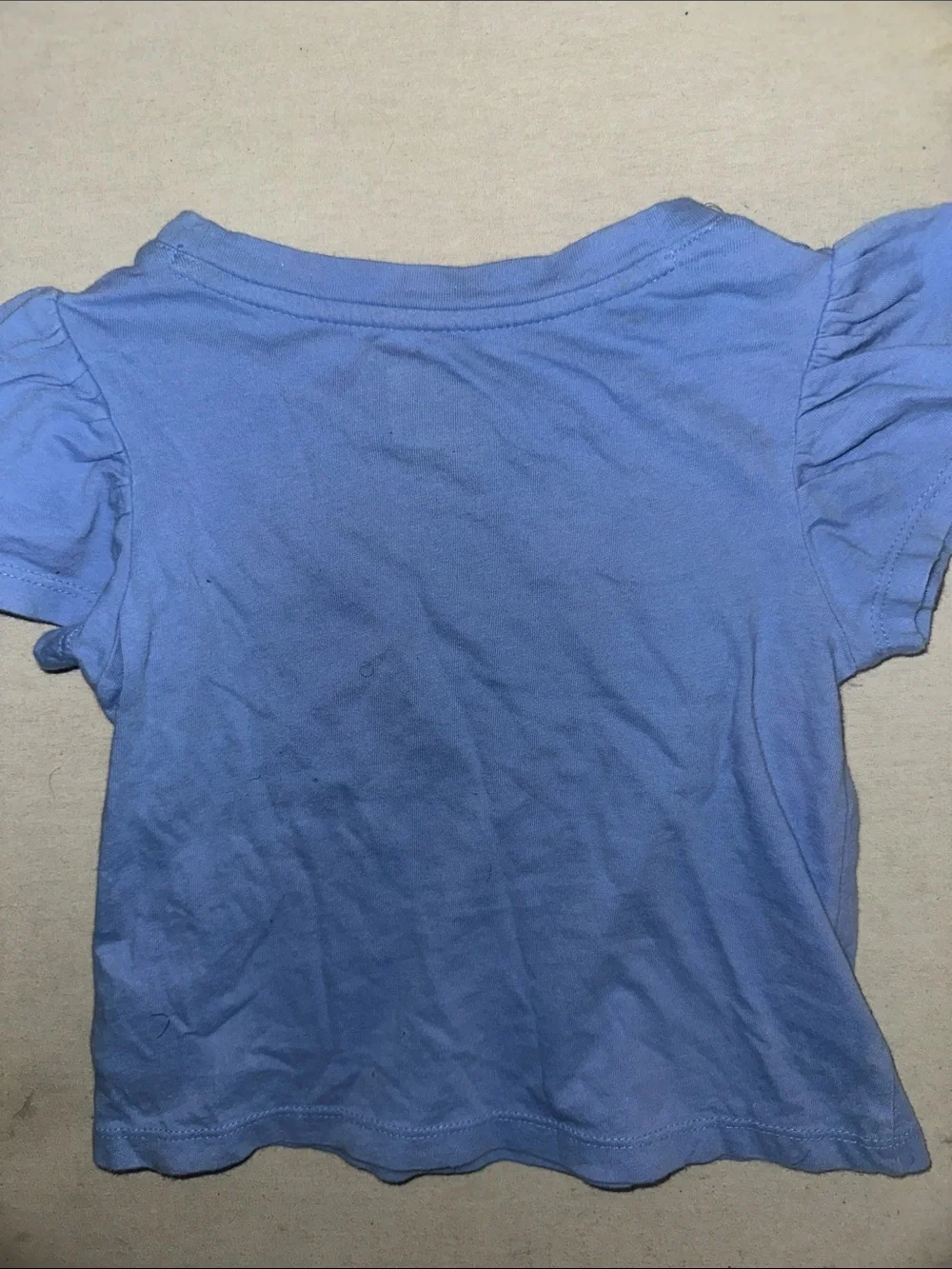 Kids Size 3T Girls' Blue Floral Number Tee